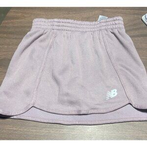 New Balance Girls Athletic Skort M 10/12 Lavender Elastic Waist Activewear